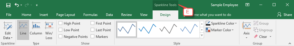 Sparkline Trend figure 4